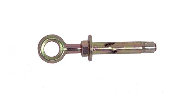 JCP 8.0 X 40MM Sleeve Anchors - Forged Eyebolt - Zinc Plated